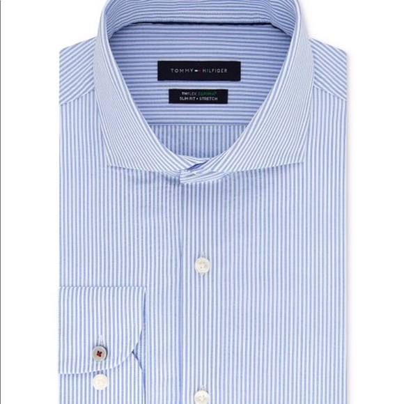 tommy hilfiger th flex supima slim fit stretch